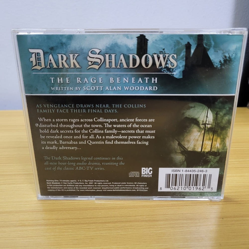 Dark Shadows The Rage Beneath CD Audiobook Signed David Selby 2007 - Picture 3 of 5